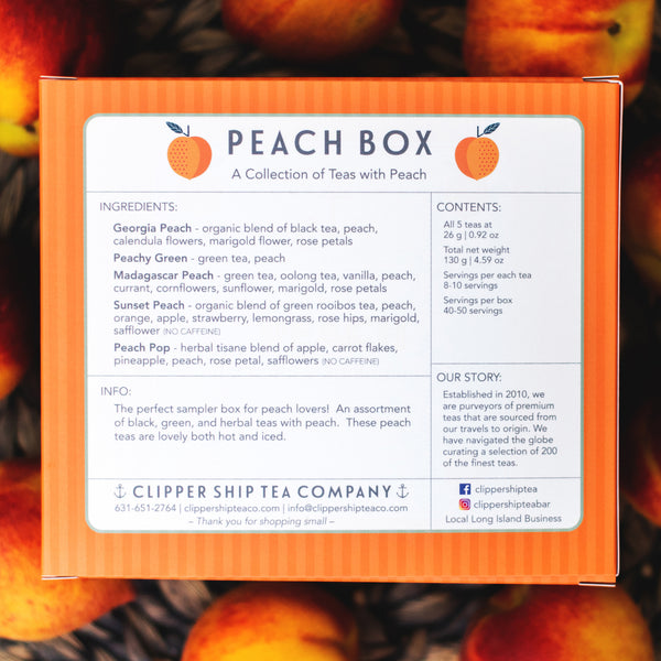 Georgia Peach Organic – Clipper Ship Tea Company