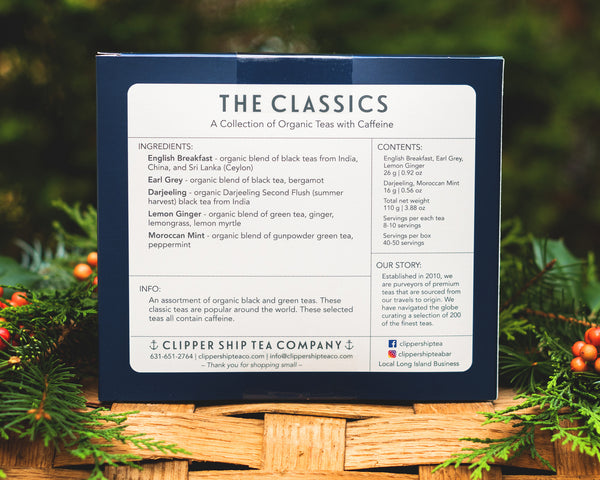 Classics Organic Box – Clipper Ship Tea Company