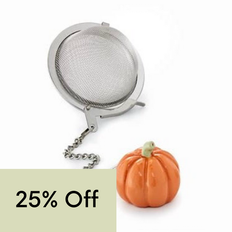 Teaball with Pumpkin Charm