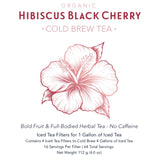 Hibiscus Black Cherry Iced Tea Organic