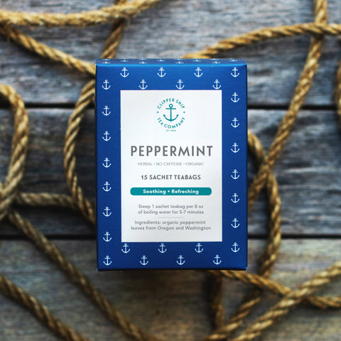 Peppermint Pyramid Sachet Box